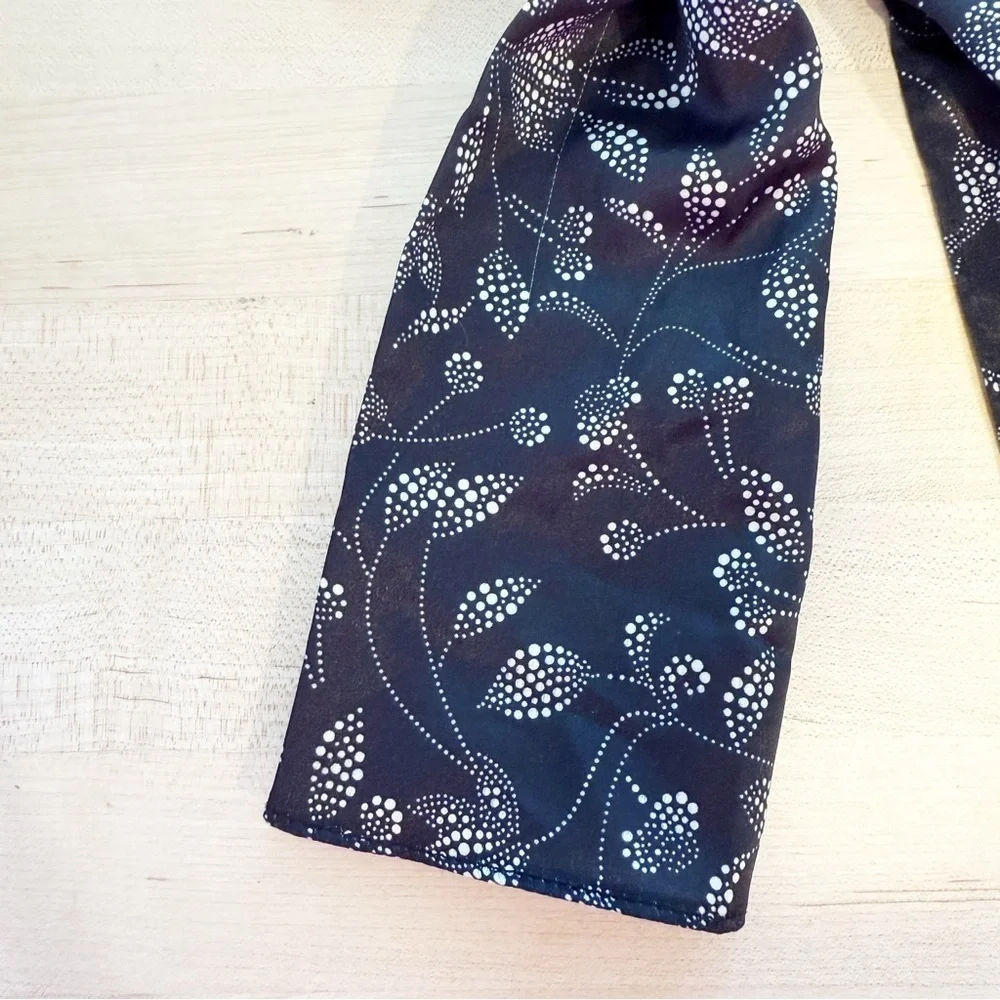 ANTHROPOLOGIE Oversized Black Hair Bow Barrette NEW